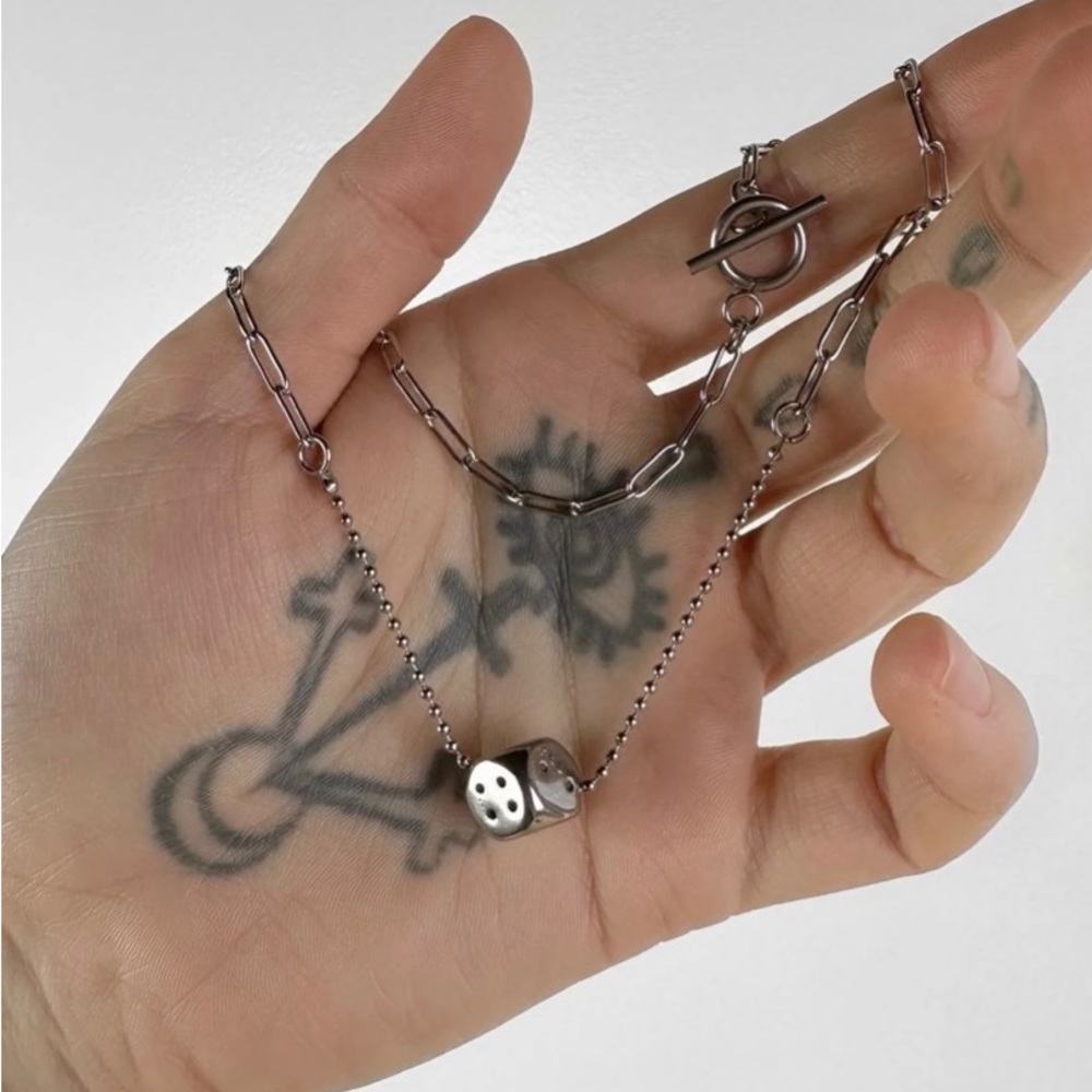 While Oden Sleeps Dice Necklace